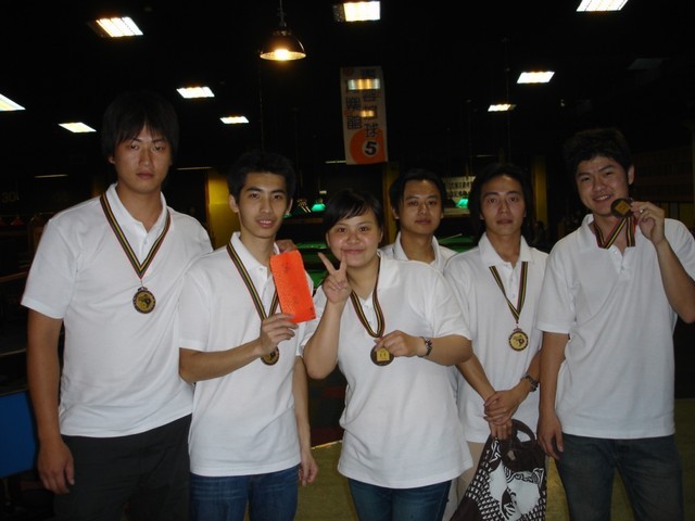 I won an award for billiard champion.