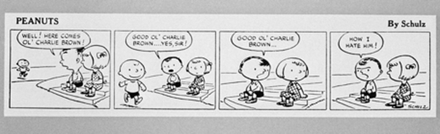 First "Peanuts" Comic created