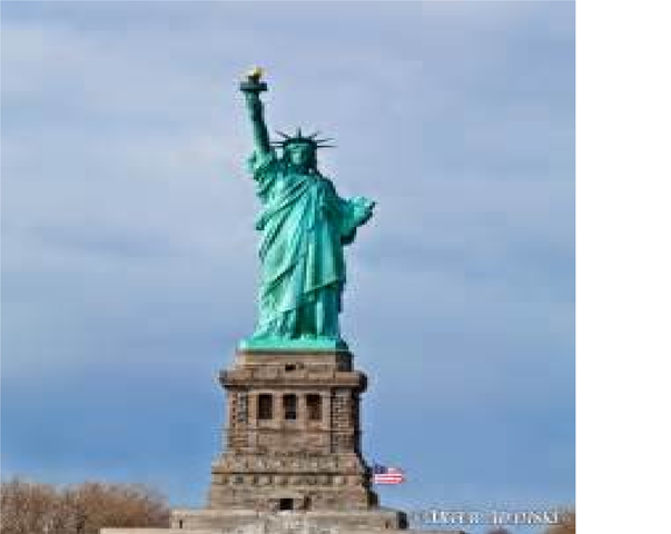 French American union's plan to consuct statue of liberty