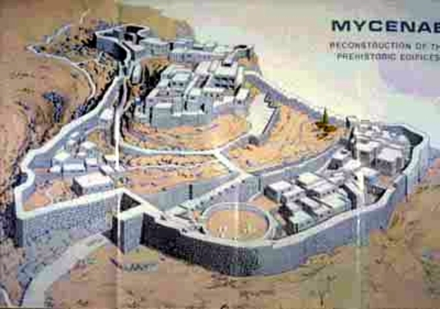 Invasion of the Sea Peoples destroys Mycenaean civilization Greece enters a 400 year "Dark Age"; writing is forgotten, cities abandoned.