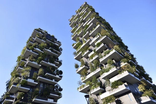 "Bosco Verticale" Vertical Forest (Visual Arts)