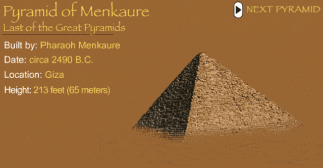 The Pyramid of Menkaure