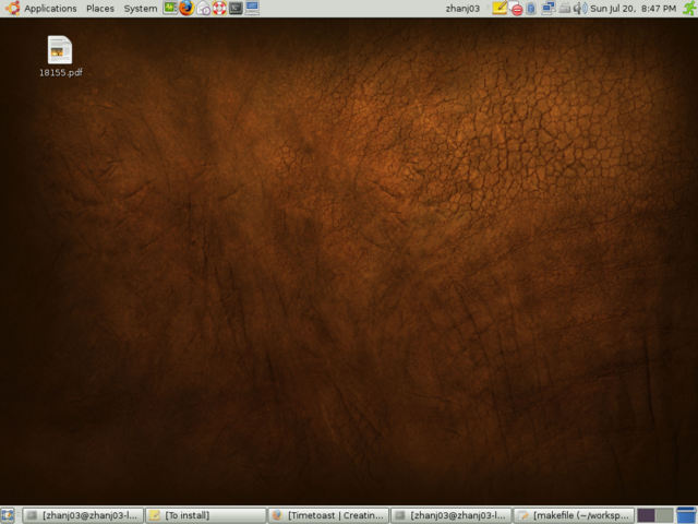 Burn of Linux,My new Life Begin