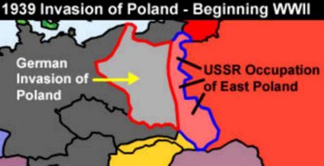 Alemania y la URSS invaden Polonia