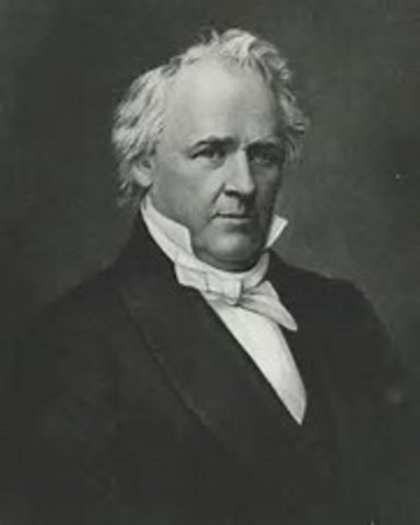 James Buchanan sworn in as president