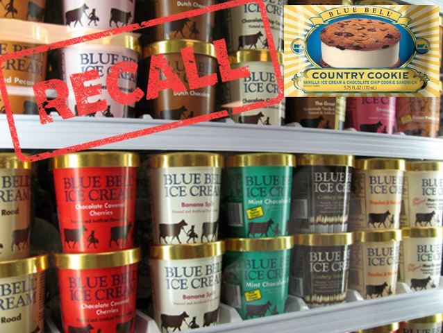 Blue Bell recalled