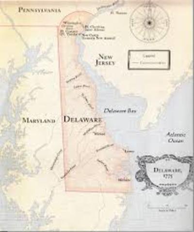 Delaware is founded by Peter Minuit and the New Sweden Company.