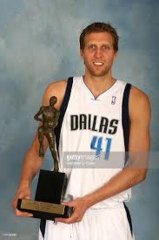 Dirk Nowitzki wins NBA Most Valuable Player