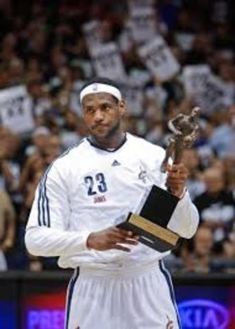 Lebron James wins NBA Most Valuable Player