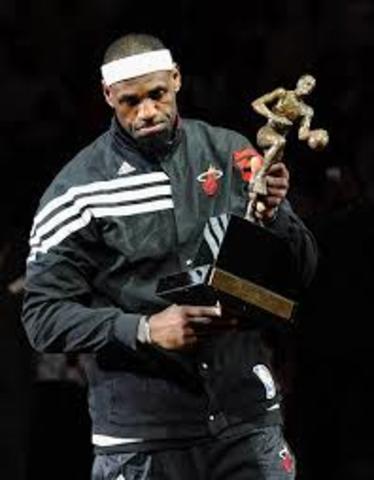 Lebron James wins NBA Most Valuable Player