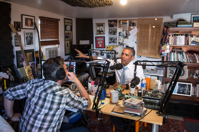 President Obama goes on the WTF Podcast with Marc Maron