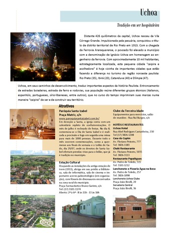 1º Inventário Turístico + folder município