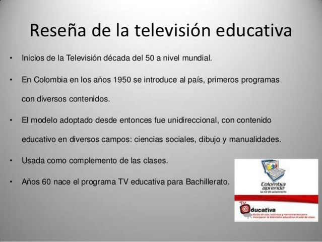 TELEVISION EDUCATIVA