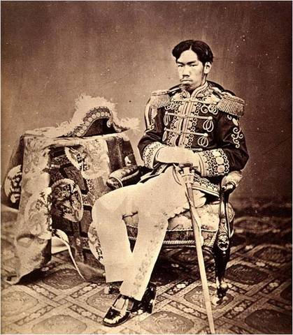 The emperor is restored to power