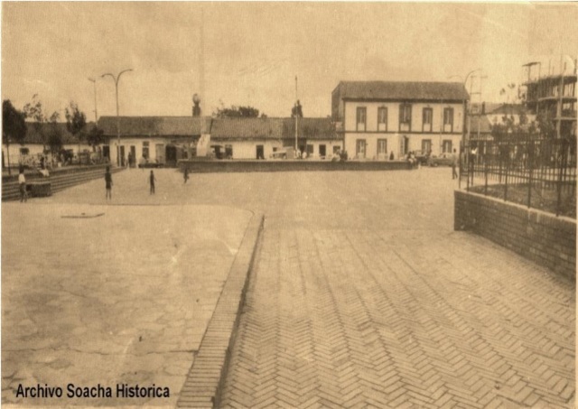 El parque principal de Soacha