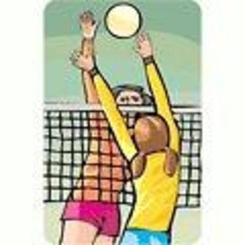 I decided to try out another sport, so I started playing Volleyball for the school