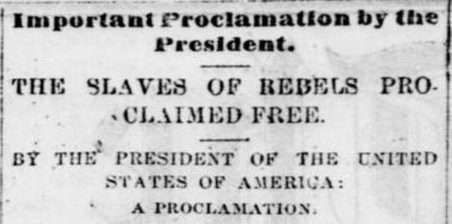 Emancipation Proclamation