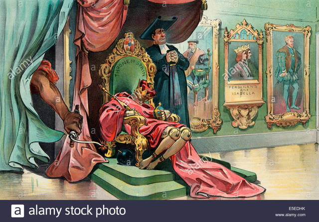 Spanish monarch overthrown