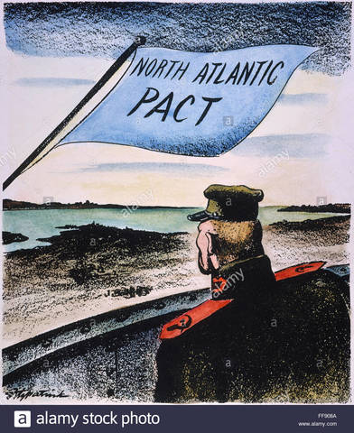 1949: North Atlantic Treaty Organization is formed
