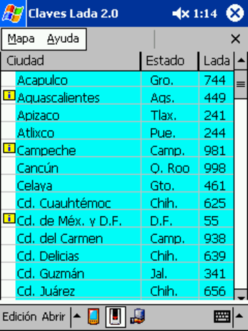 LADA nacional en México