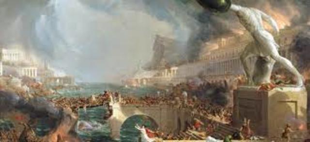 Sacking Of Rome By Germanic Tribes