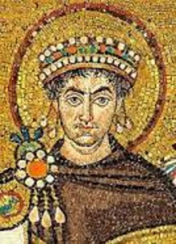 Justinian becomes Emperor of Byzantine Empire