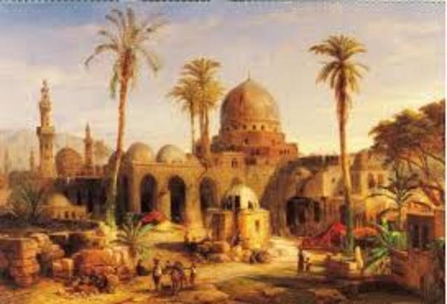 Islam: The Abbasid Empire; Baghdad built as new capitol.