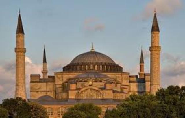 Hagia Sofia is built
