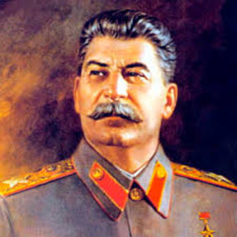 Stalin in power in Russia