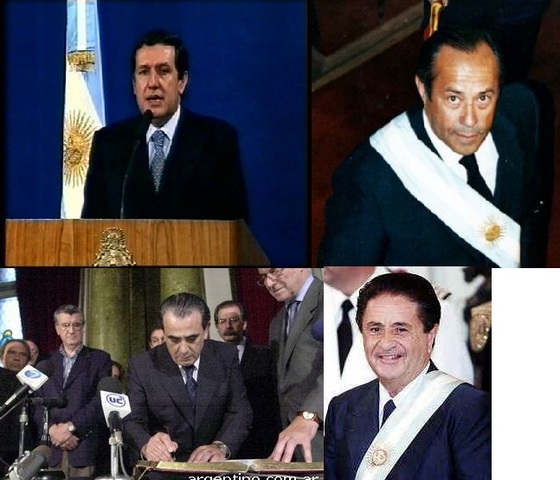 Crisis del 2001- Presidencias provisionales: Ramón Puerta, Adolfo Rodríguez Saá, Eduardo Camaño y Eduardo Duhalde