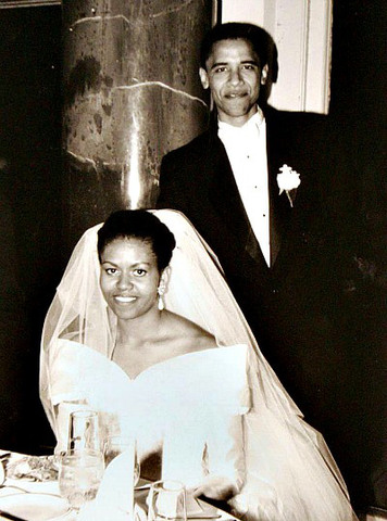Michelle marries Barack Obama