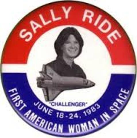 Sally Ride Becomes The First American Woman In Space