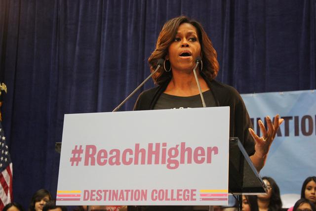 Michelle launches the Reach Higher Initiative
