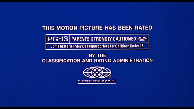PG-13 movie rating