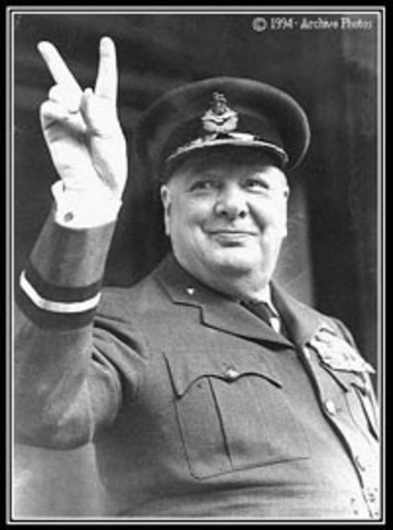 Winston churchill becomes prime minister of britain