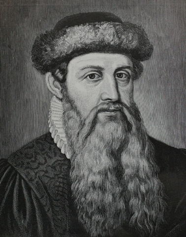 Gutenberg invents Printing Press