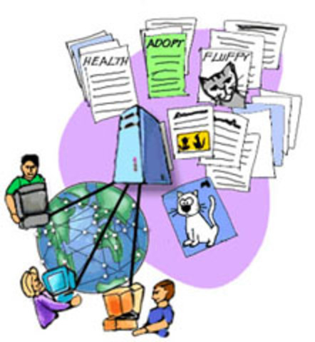 Creación de los NewsGroups (foros de discusión) por estudiantes estadounidenses.