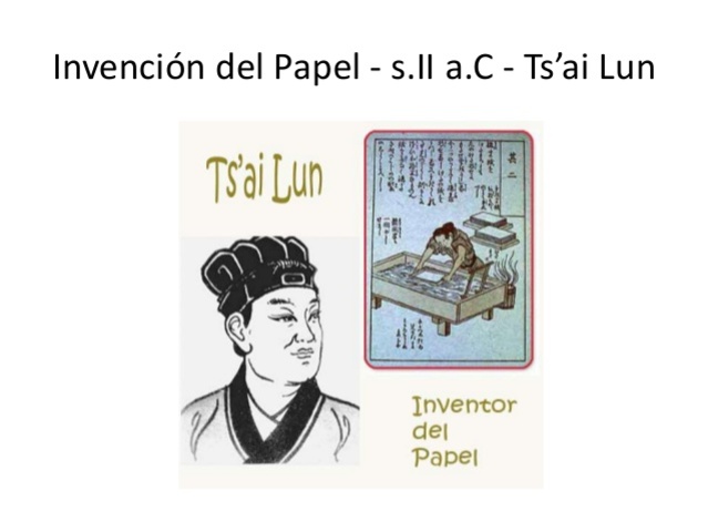 Invención del Papel