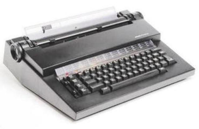 Comercialización de la maquina de escribir