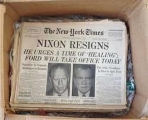 Nixon's Resignation