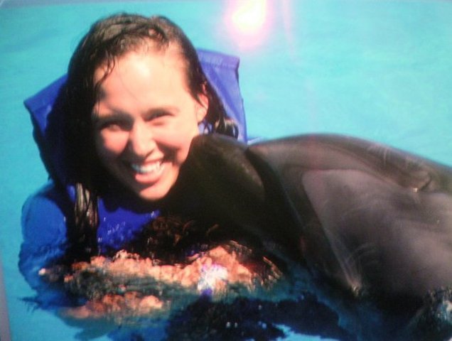 Swam with the dolphins in Cabo San Lucas