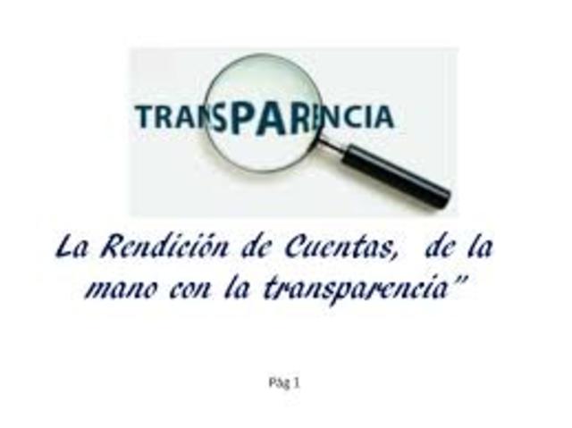 La transparencia como una herramienta de rendición de cuentas