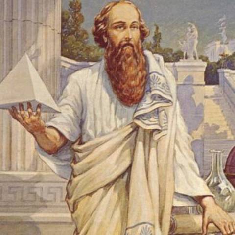 La academia de Pitágoras enseña geometría y algebra
