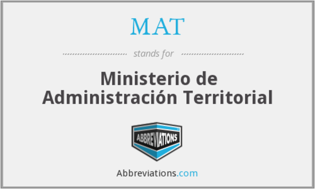 Ministerio de Administración Territorial (1979)
