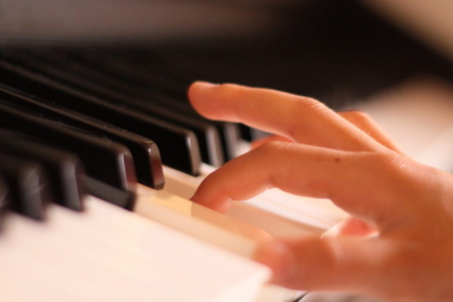 I started to go to Piano lesson.