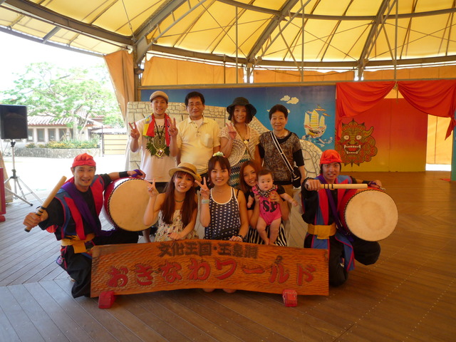 I went to Okinawa with my family.