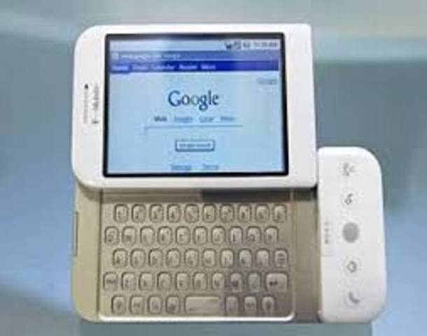 Invención del primer teléfono con acceso a Google