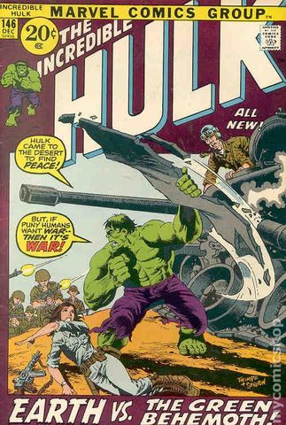 Stan Lee, “The Incredible Hulk Earth vs. The Green Behemoth!, Cover