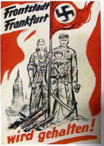 Poster -  "Frontline City Frankfurt will be held!"