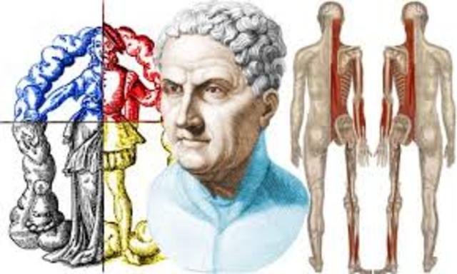 Galen of Pergamon describes the human body